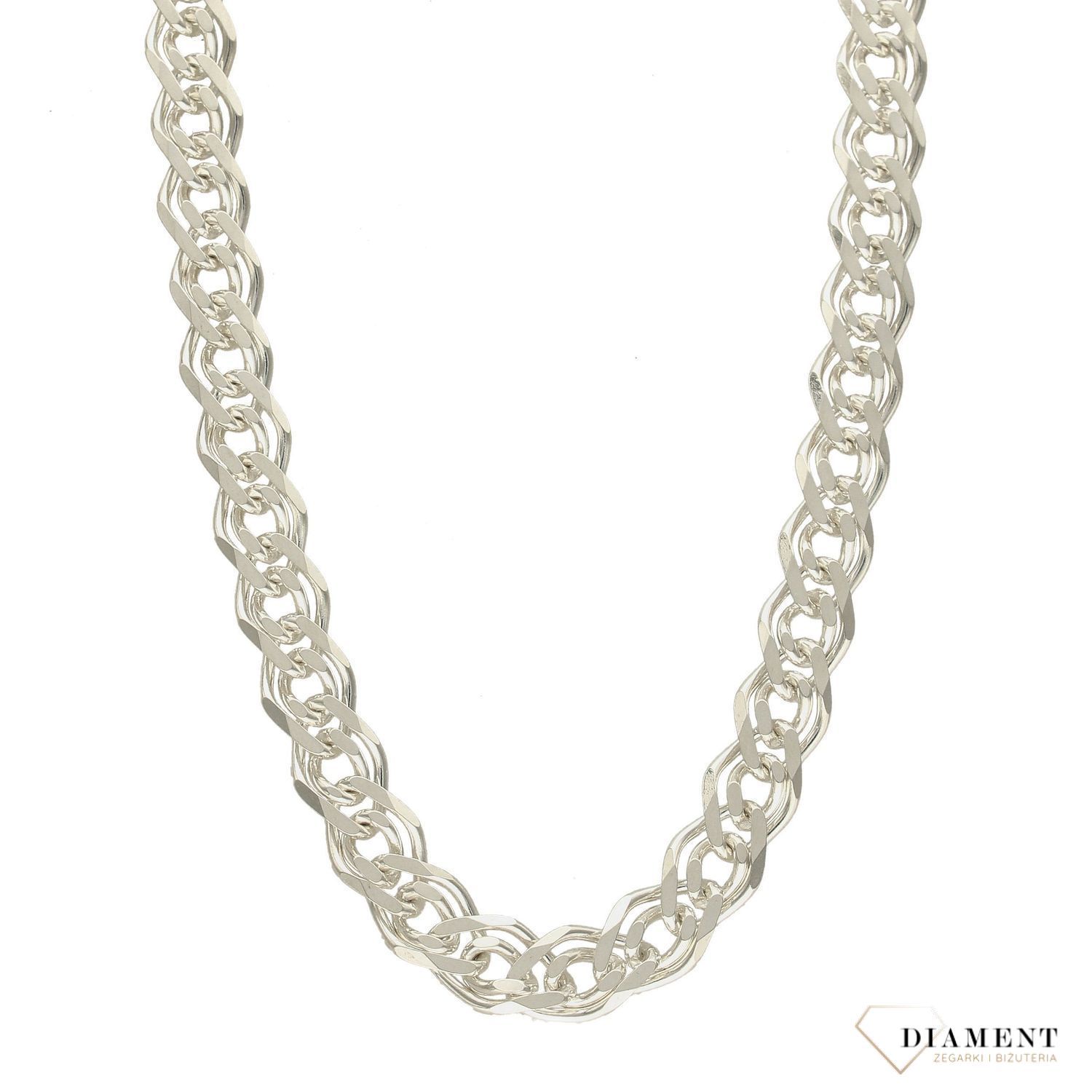 Srebrny łańcuszek 925 męski mona lisa 7 mm DIA-LAN-5526-925. Męski srebrny łańcuch. Srebrna kieta męska.Łańcuszek męski o splocie mona lisa. Najchętniej wybierany jest jako prezent urodzinowy, ale nie tylko. Gruby łańcuch dl.jpg